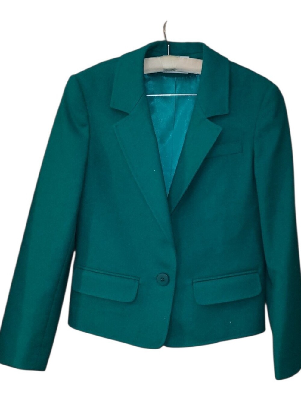 Vintage Pendleton Virgin Wool Blazer Green 6 Quiet Luxury